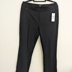 Calvin Klein Performance everyday black stretch pants - 1X (BRAND NEW)